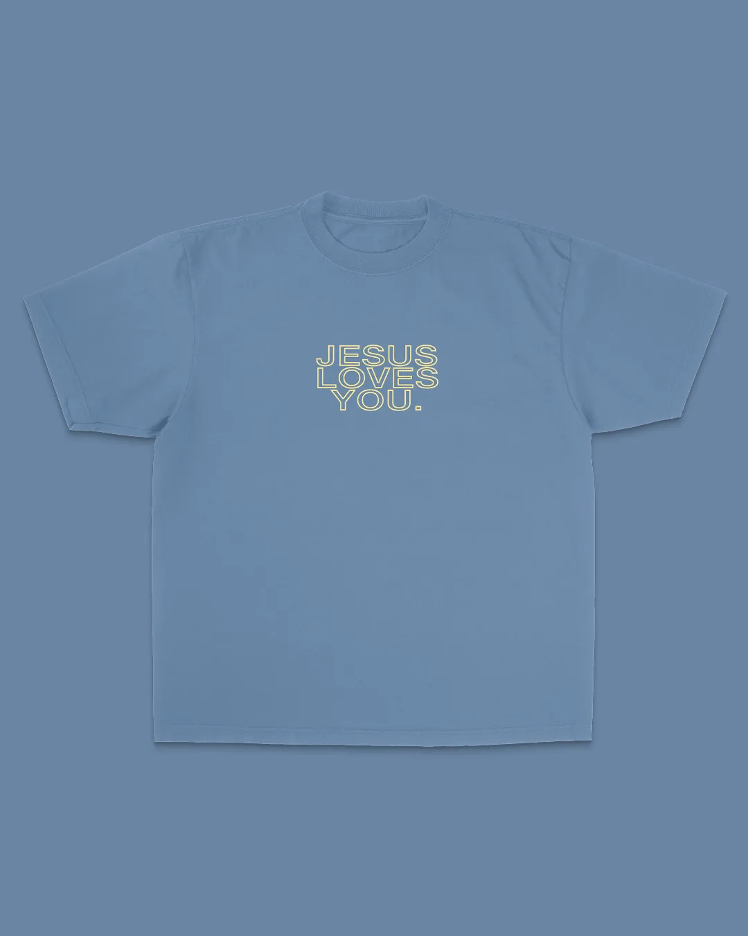 "Mad Love" Tee || Carolina Blue sold by Jesus Loves You product image thumbnail 2