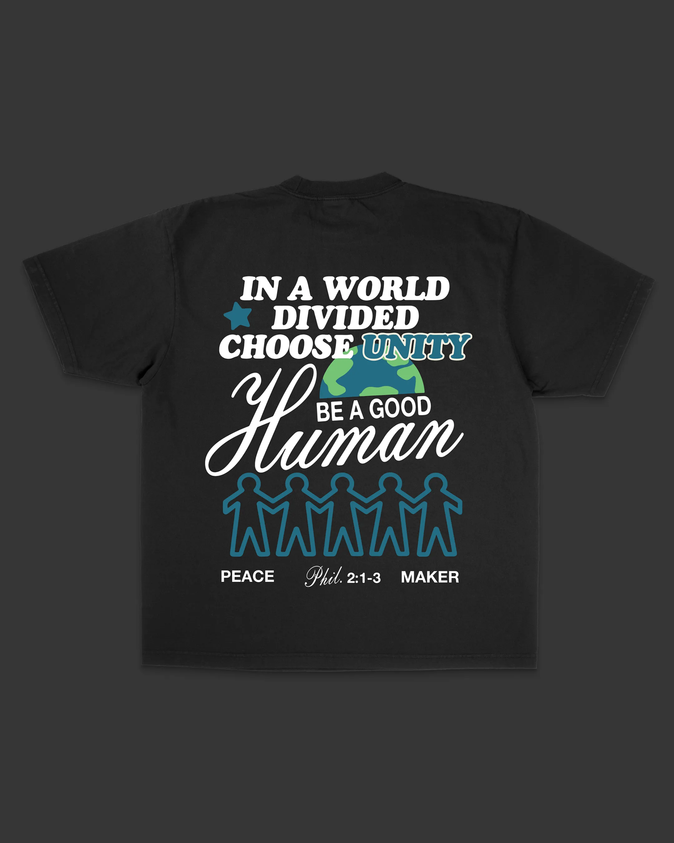 "Choose Unity" Tee || Jet Black sold by Jesus Loves You