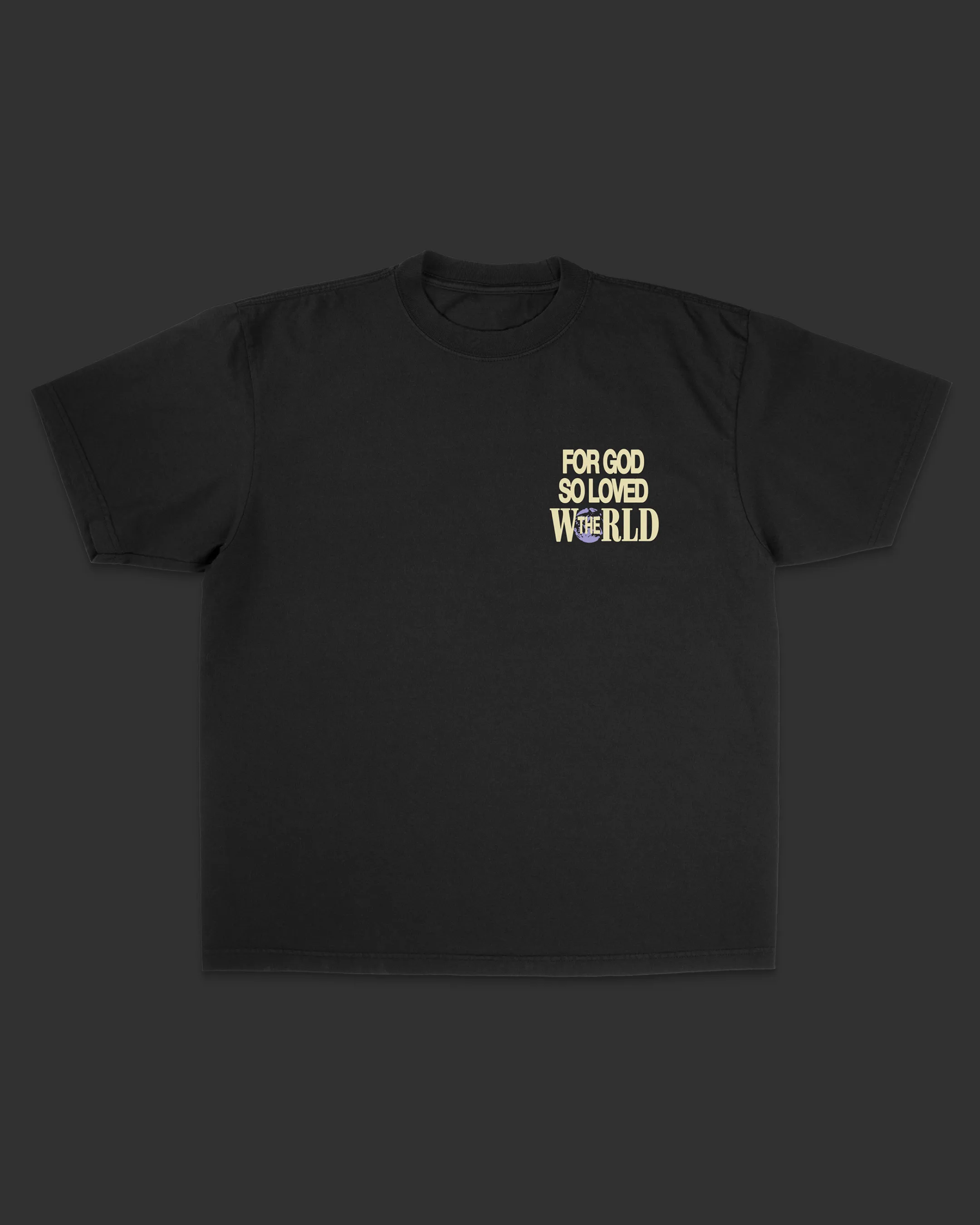 "For God So Loved The World" Tee sold by Jesus Loves You product image thumbnail 2