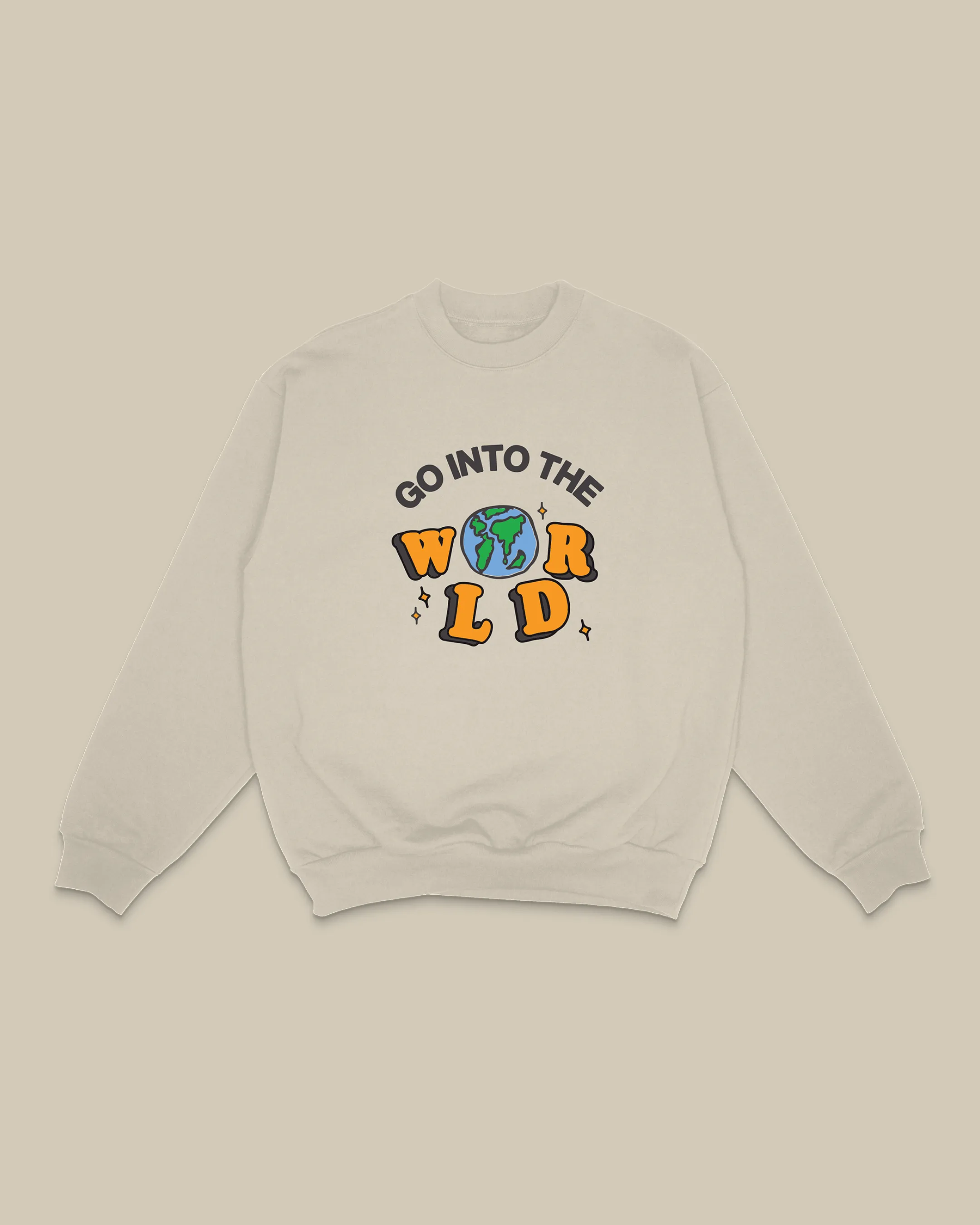 "Go Into The World" Crewneck sold by Jesus Loves You product image thumbnail 2
