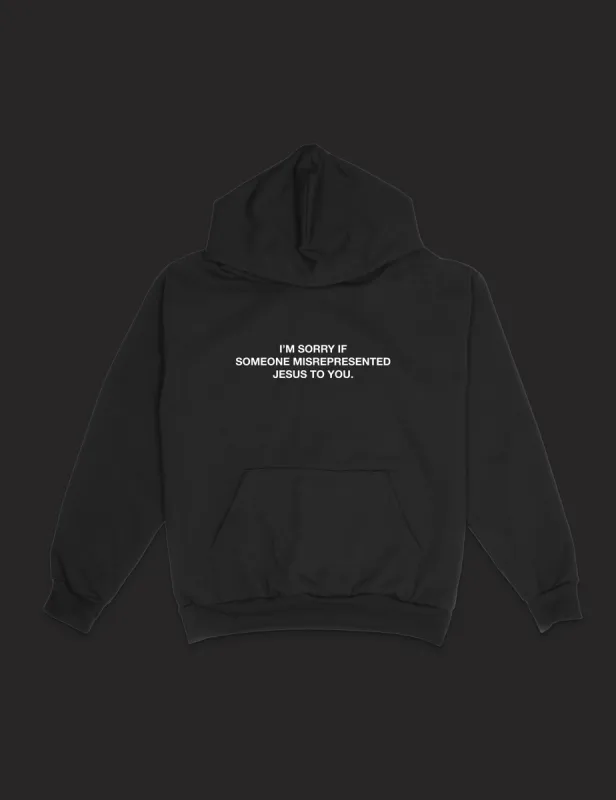 "I'm Sorry" Hoodie || Jet Black (Pre-Order) sold by Jesus Loves You