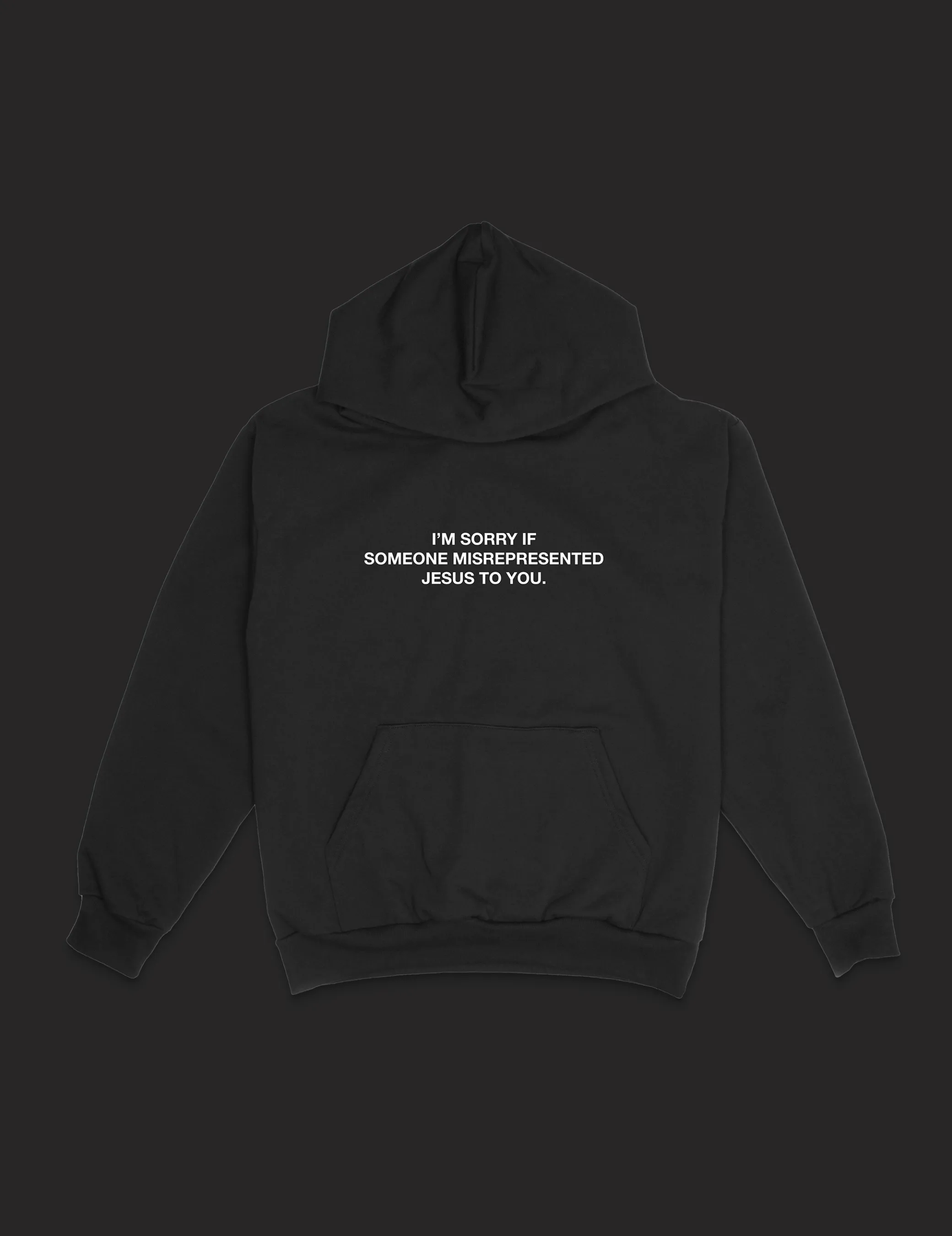 "I'm Sorry" Hoodie || Jet Black (Pre-Order) sold by Jesus Loves You