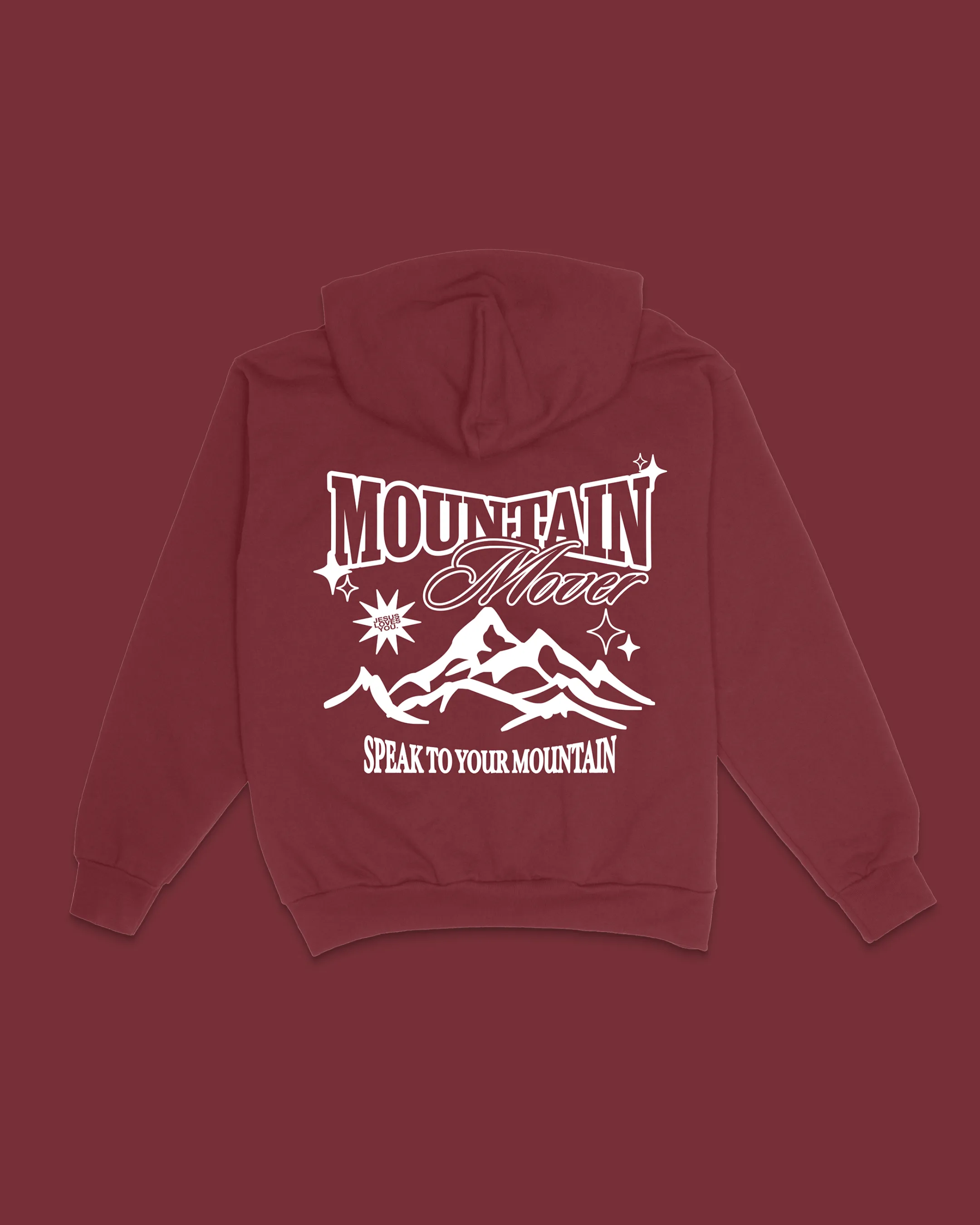"Mountain Mover" Hoodie sold by Jesus Loves You