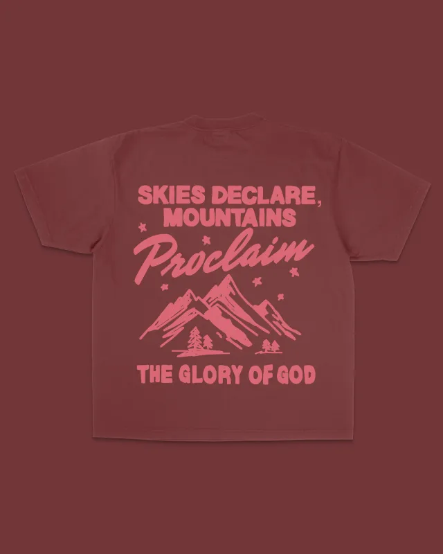 "Glory Of God" Tee || Cardinal sold by Jesus Loves You