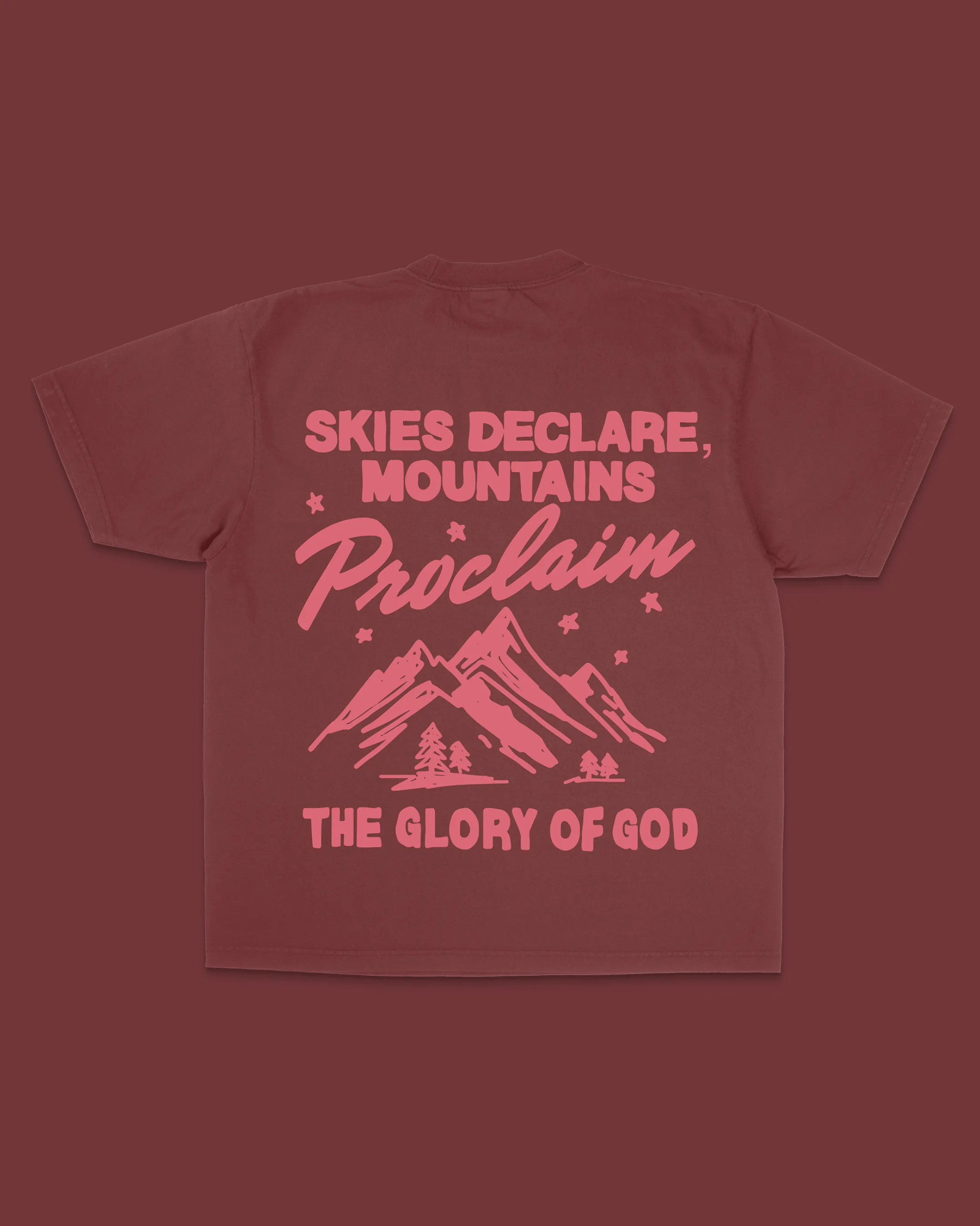 "Glory Of God" Tee || Cardinal sold by Jesus Loves You