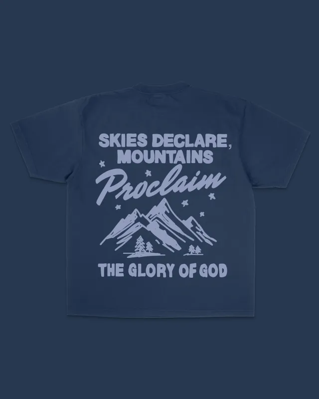 "Glory Of God" Tee || Navy sold by Jesus Loves You
