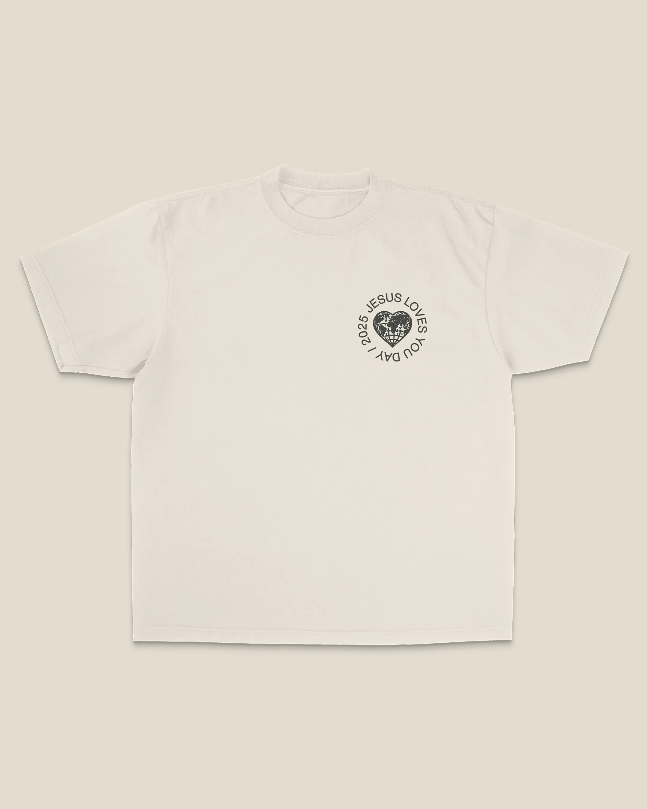 Jesus Loves You Day 2025 Exclusive Tee || Sand || Pre-Order sold by Jesus Loves You product image thumbnail 2