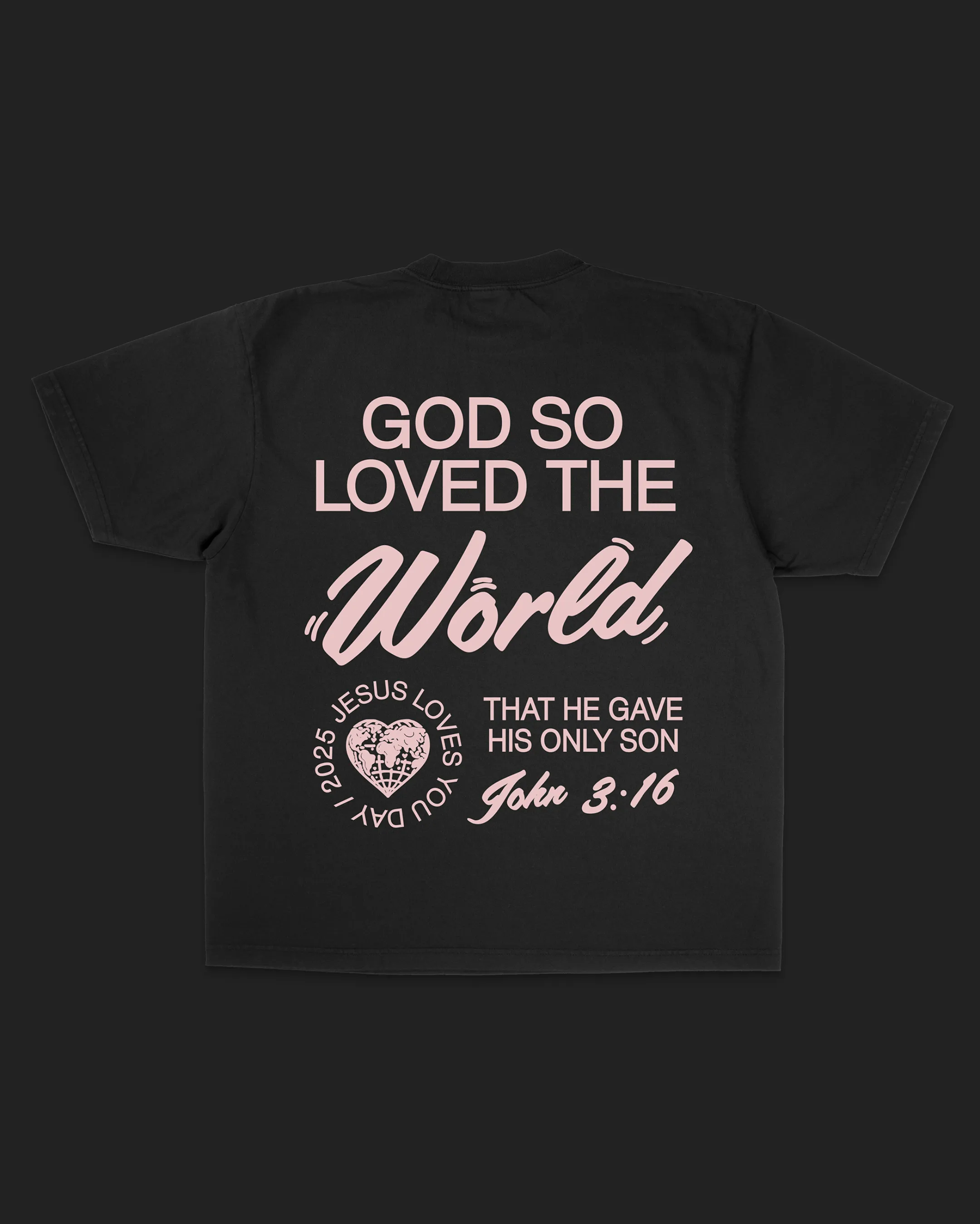 Jesus Loves You Day 2025 Exclusive Tee || Black || Pre-Order sold by Jesus Loves You
