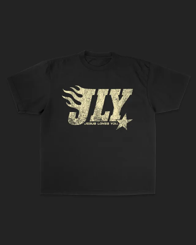 JLY Flame Logo Tee sold by Jesus Loves You
