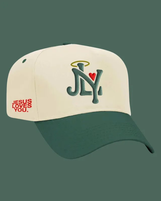 NEW || Premium Puff Embroidered Hat || "NY Style" Logo sold by Jesus Loves You