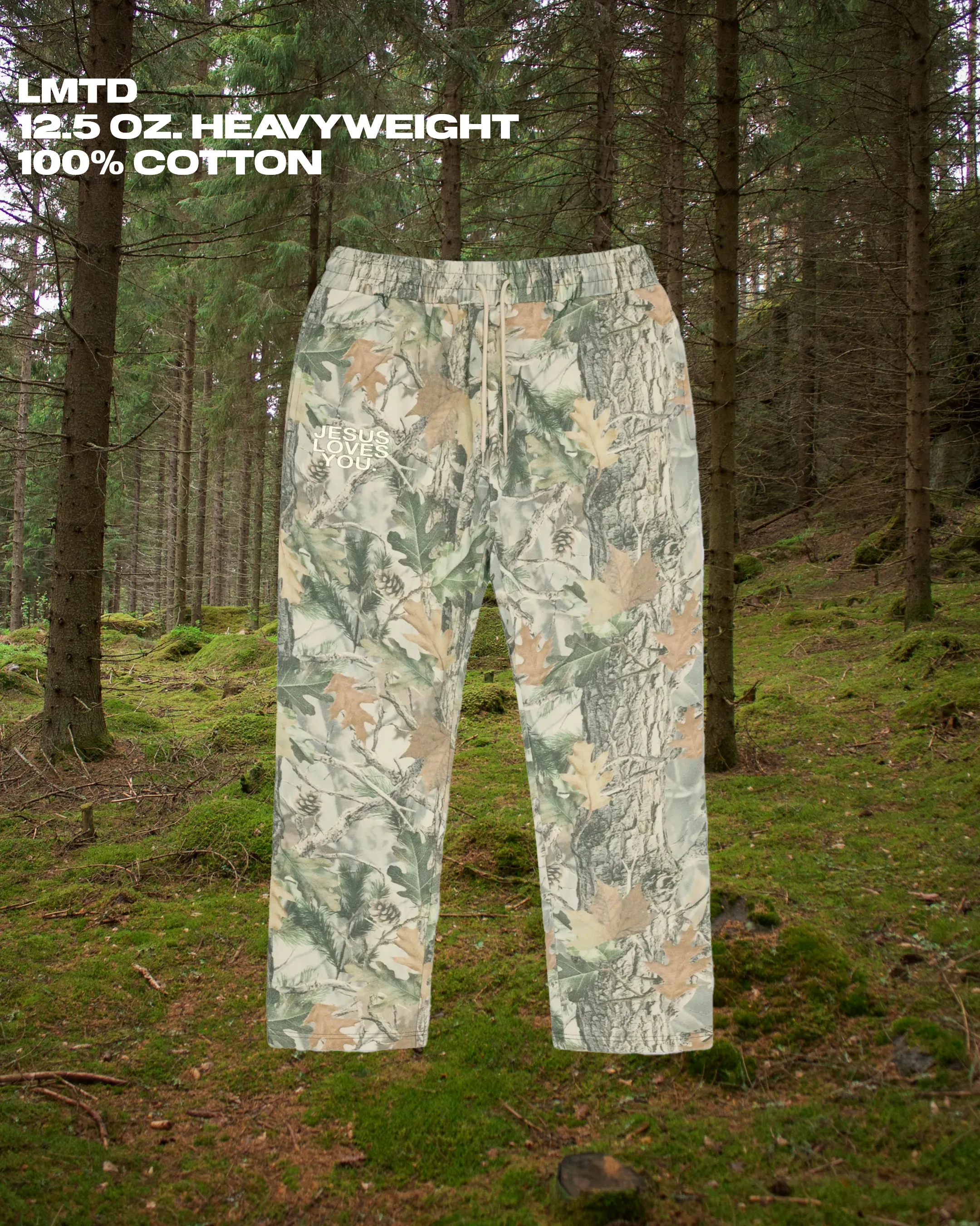 LMTD || Heavyweight Sweatpants || 100% Cotton {Ready To Ship} sold by Jesus Loves You