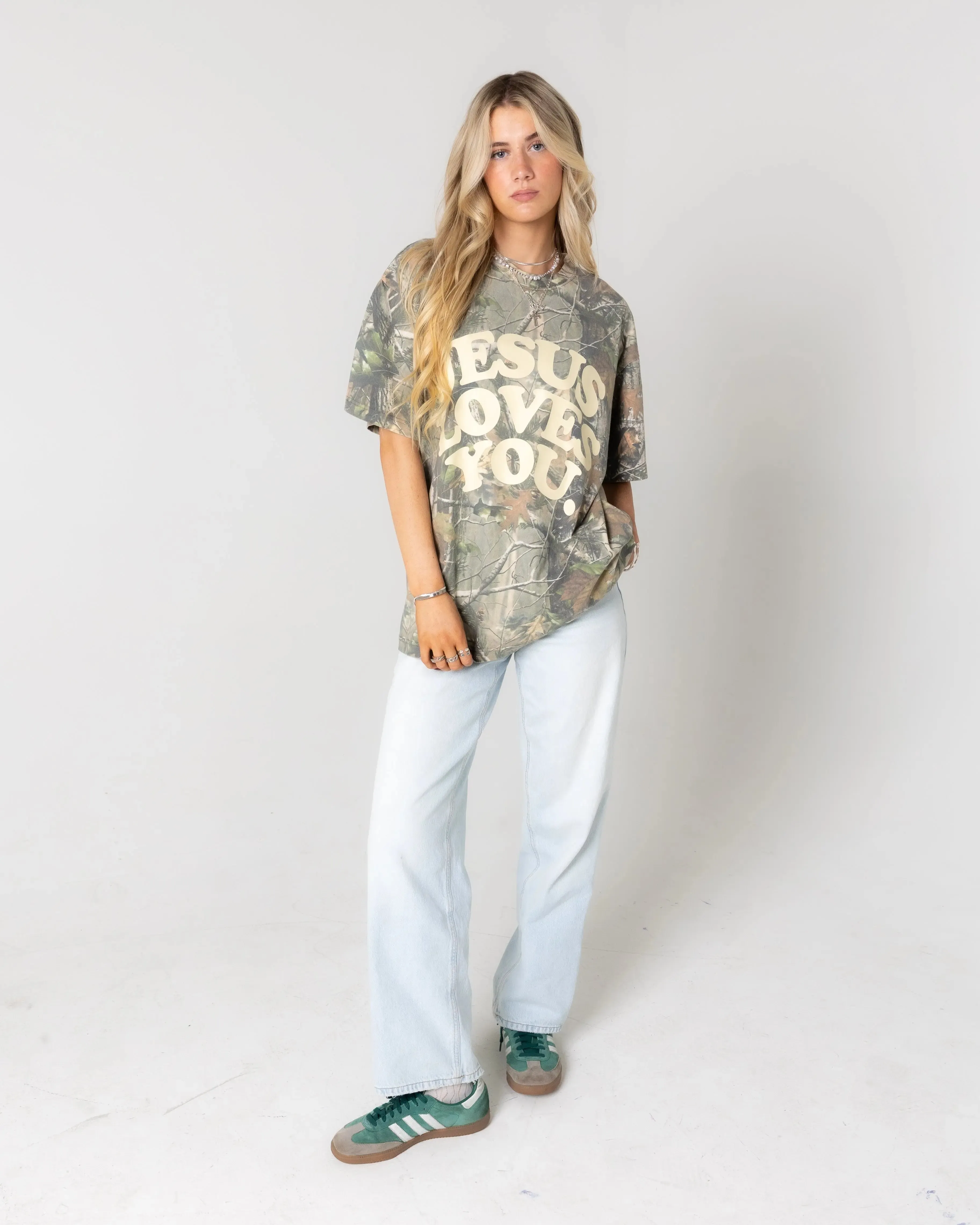 LMTD || Heavyweight Camo Tee || Oversized {Ready To Ship} sold by Jesus Loves You