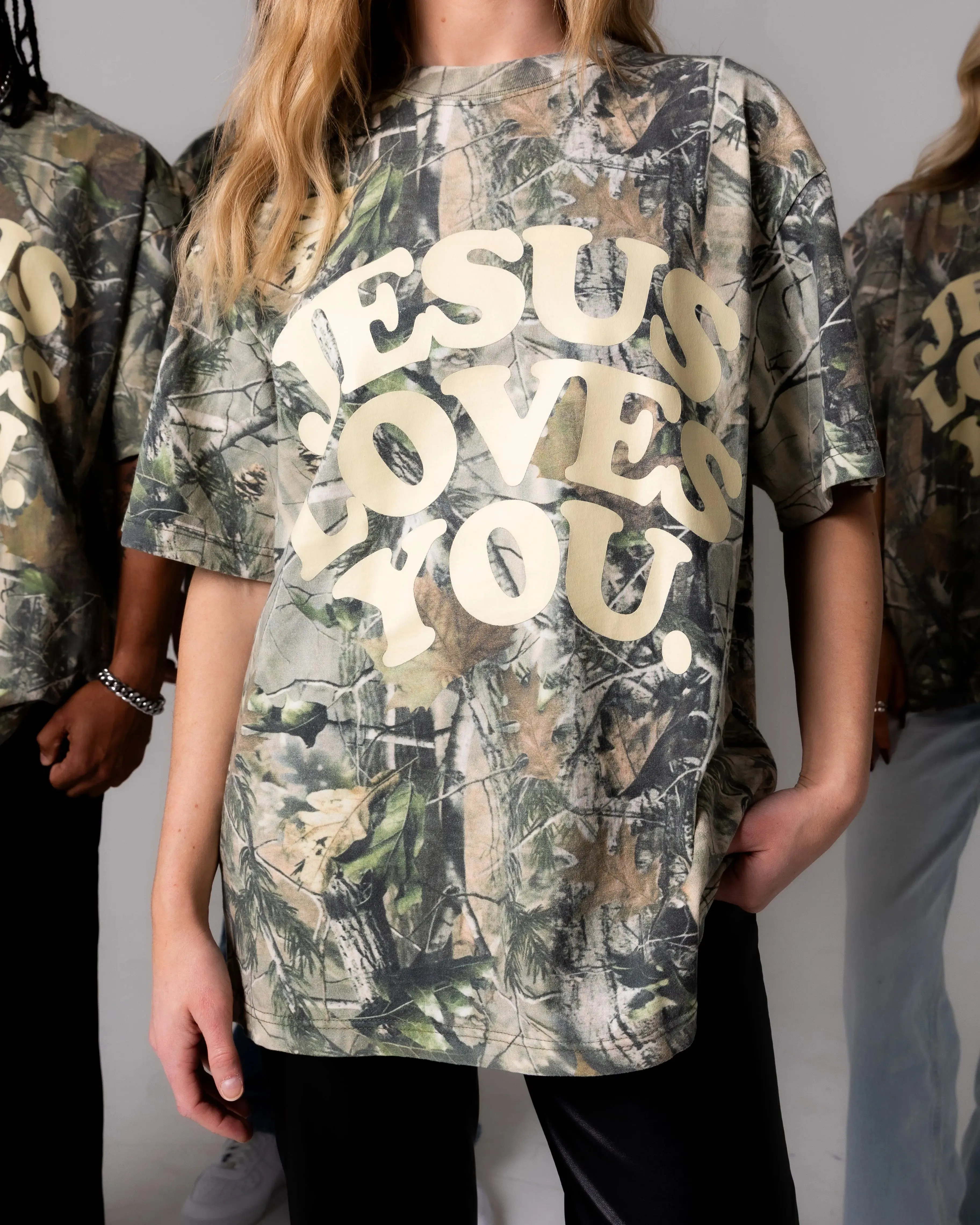 LMTD || Heavyweight Camo Tee || Oversized {Ready To Ship} sold by Jesus Loves You product image thumbnail 3