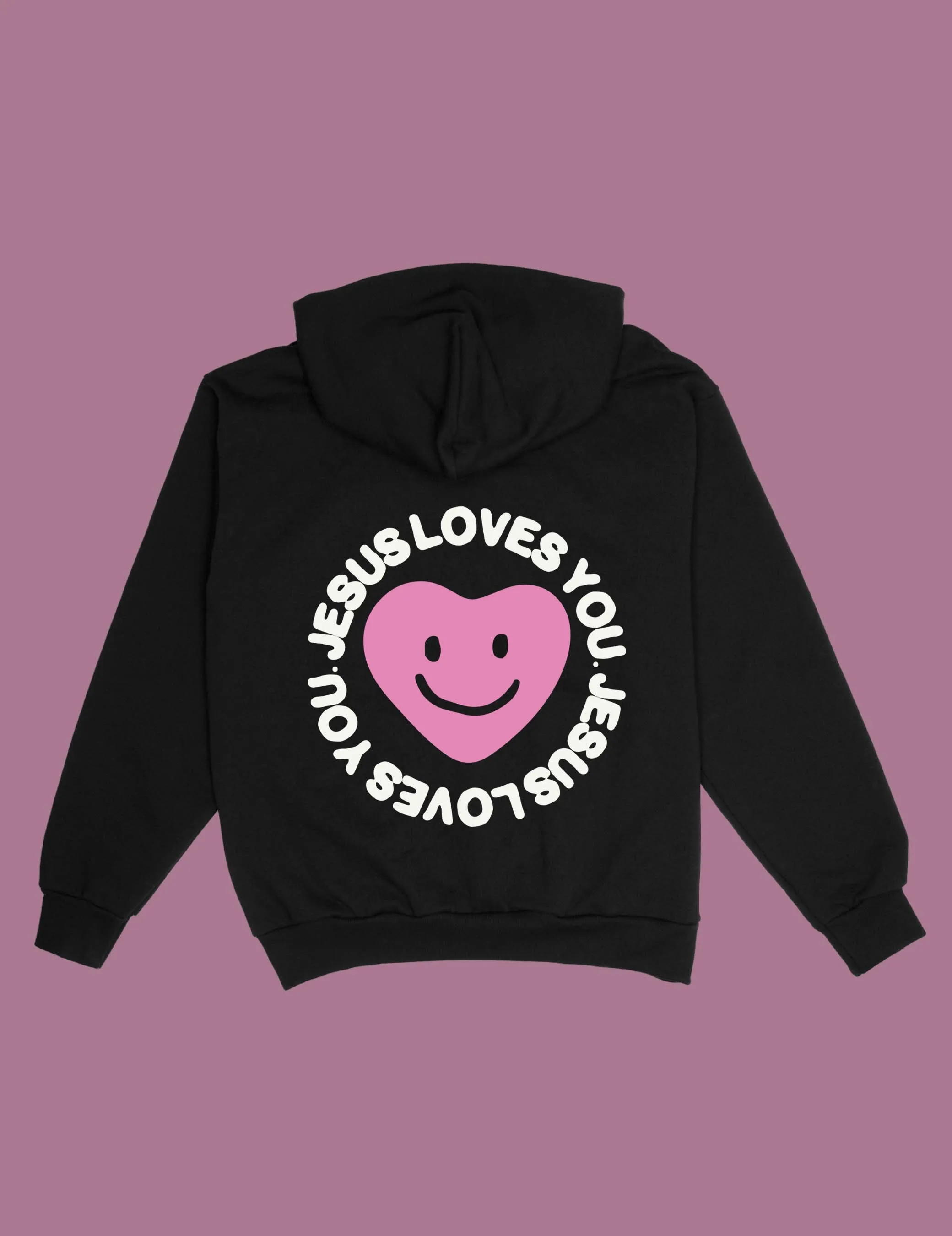 "Happy Heart" Hoodie sold by Jesus Loves You product image thumbnail 2