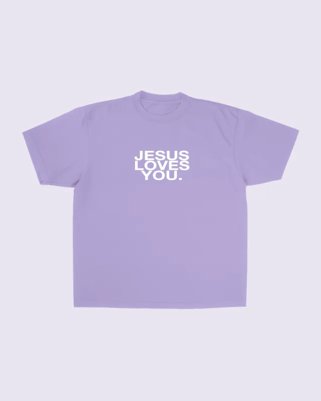 NEW || Lavender Cloud Logo Tee sold by Jesus Loves You