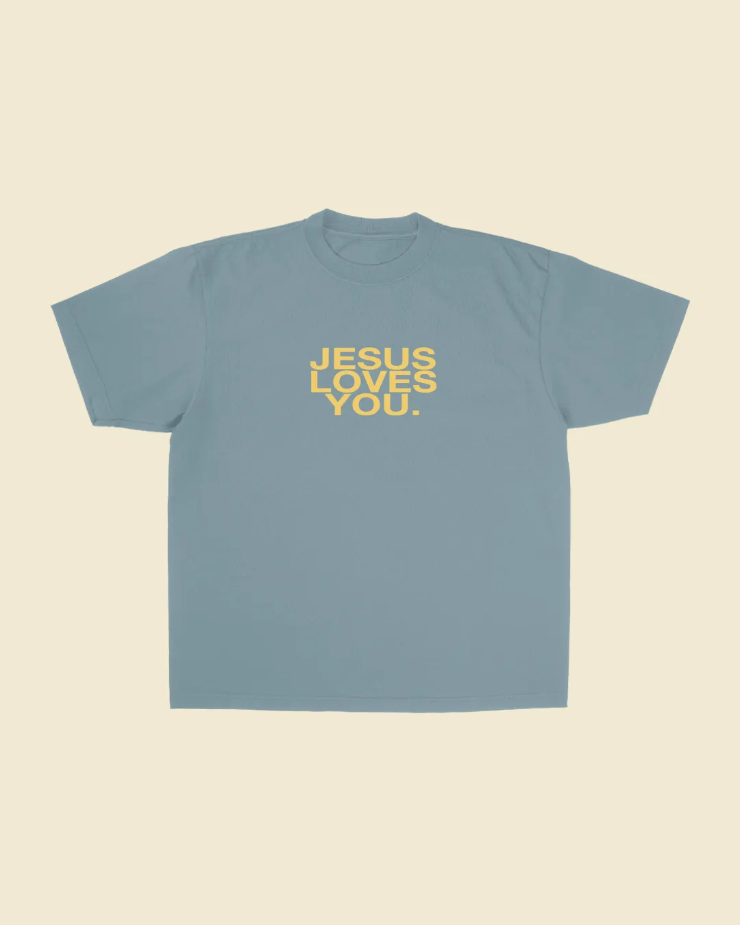 NEW || Storm Blue Logo Tee sold by Jesus Loves You