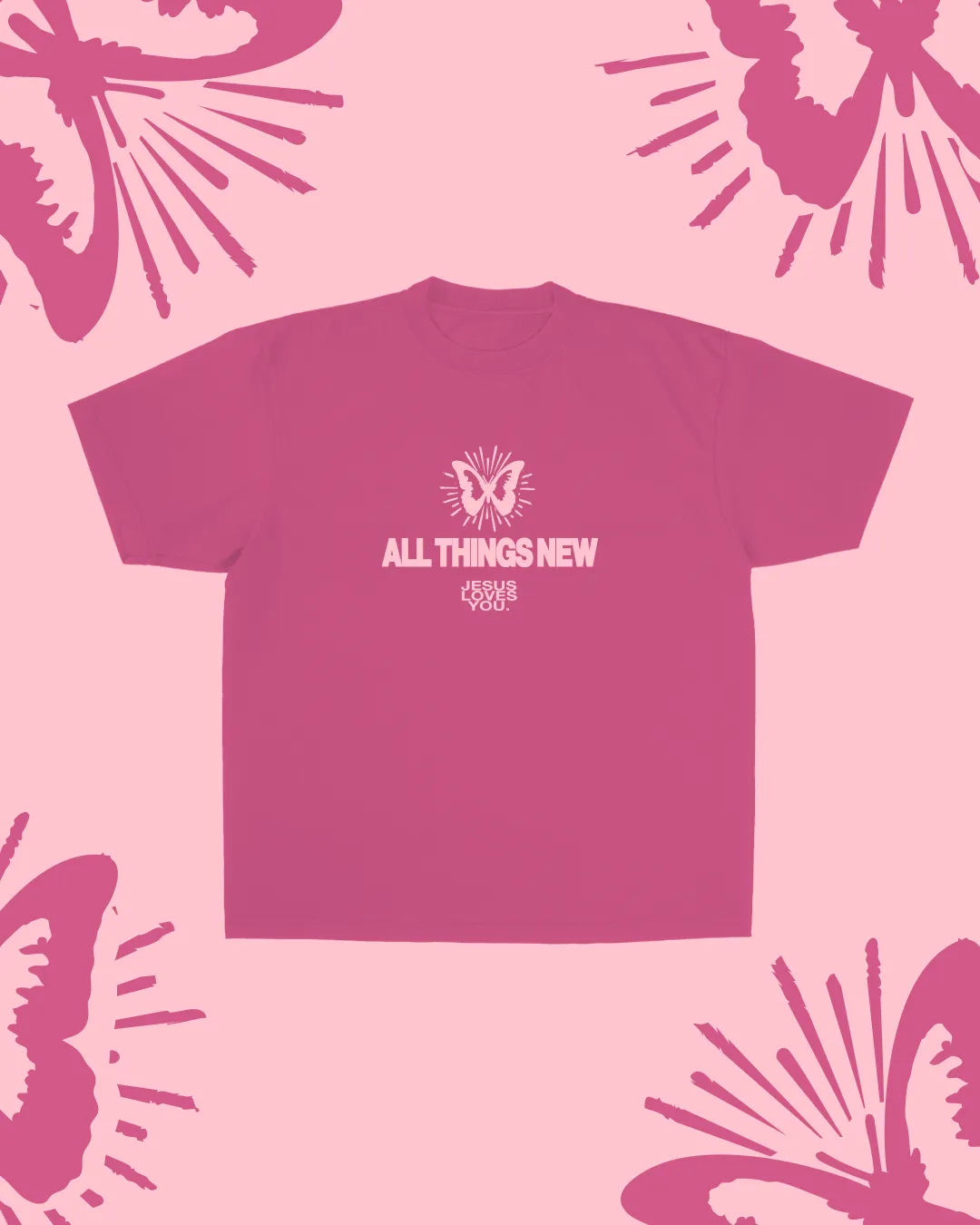 "All Things New" Tee sold by Jesus Loves You product image thumbnail 2