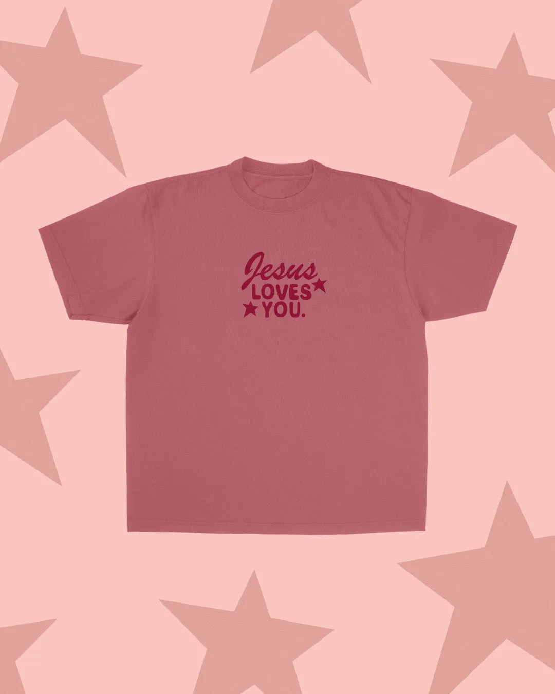 "Heavens Declare His Glory" Tee || Terracotta Rose sold by Jesus Loves You product image thumbnail 2