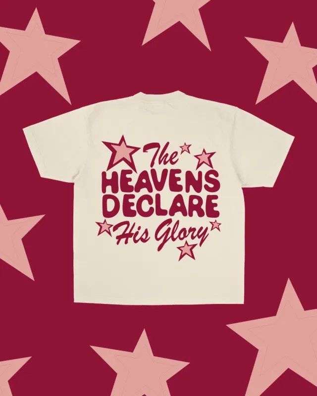 "Heavens Declare His Glory" Tee || Desert Dune made by Jesus Loves You