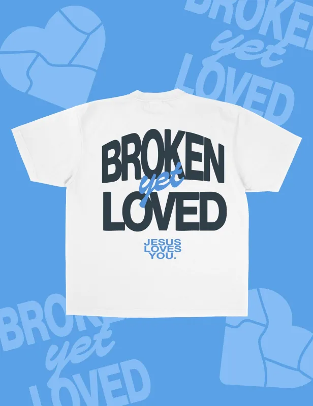 NEW || "Broken Yet Loved" Tee sold by Jesus Loves You
