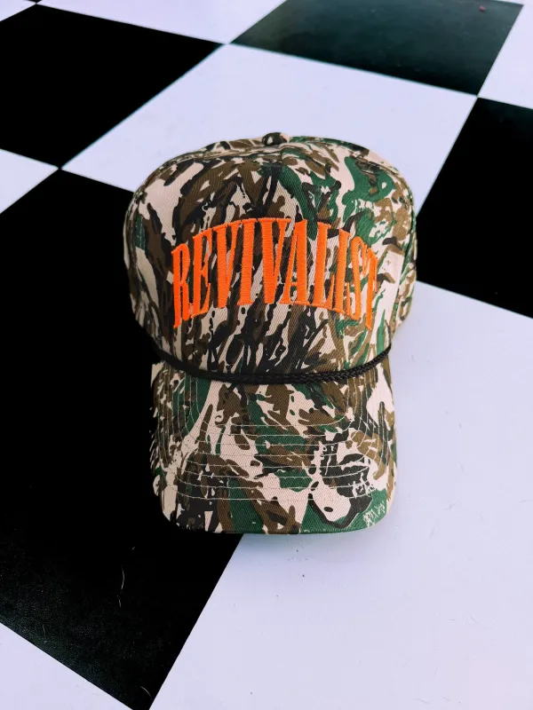 NEW || Premium Camo Hat || "Revivalist" sold by Jesus Loves You