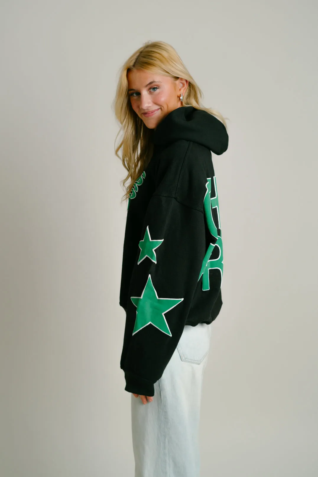 LUX || "Check Front" Hoodie || 32 Oz. || Cropped Fit sold by Jesus Loves You product image thumbnail 3