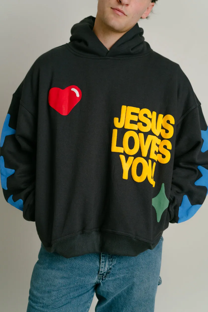 LUX || "The Devil Is A Liar" Hoodie || 32 Oz. || Cropped Fit sold by Jesus Loves You product image thumbnail 2
