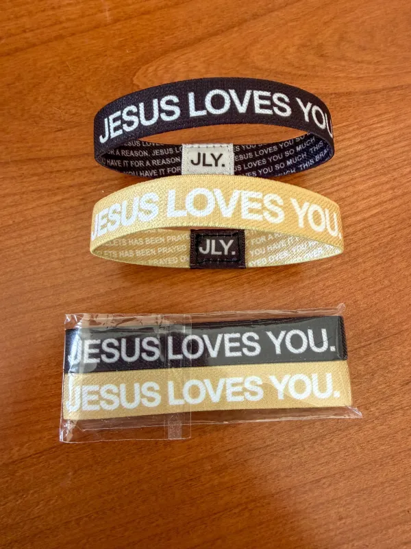 NEW || Elastic Bracelet Pack (2) sold by Jesus Loves You