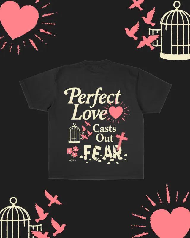 NEW || "Perfect Love Casts Out Fear" Tee sold by Jesus Loves You