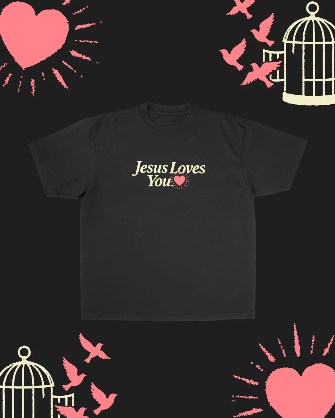 NEW || "Perfect Love Casts Out Fear" Tee sold by Jesus Loves You product image thumbnail 2
