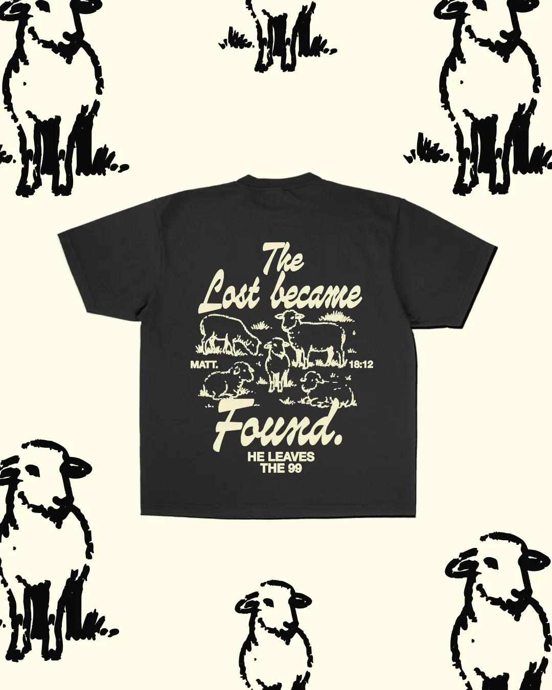NEW || "The Lost Became Found" Tee || Black sold by Jesus Loves You