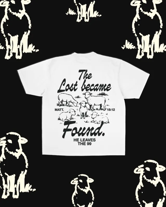 NEW || "The Lost Became Found" Tee || White sold by Jesus Loves You