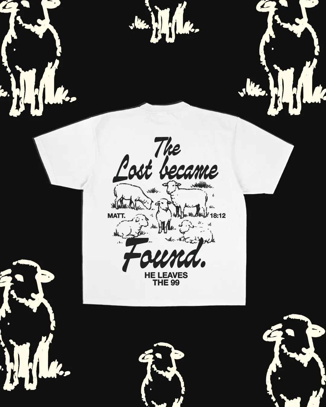 NEW || "The Lost Became Found" Tee || White sold by Jesus Loves You