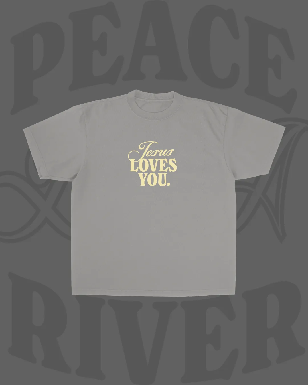 NEW || "Peace Like A River" Tee sold by Jesus Loves You product image thumbnail 2