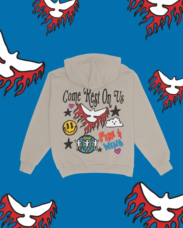 "Come Rest On Us" Hoodie sold by Jesus Loves You