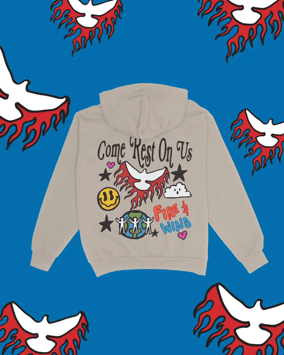 "Come Rest On Us" Hoodie sold by Jesus Loves You