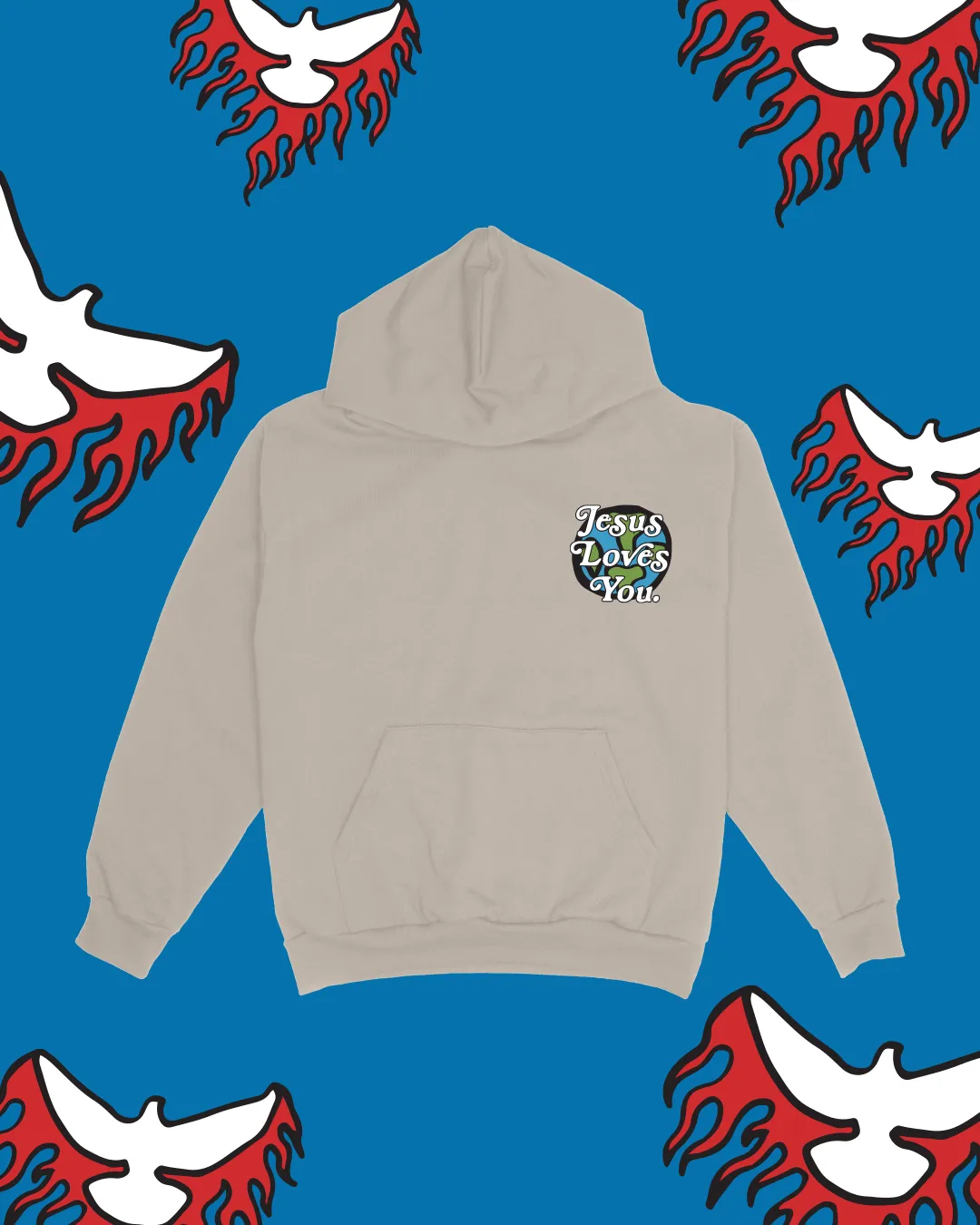"Come Rest On Us" Hoodie sold by Jesus Loves You product image thumbnail 2