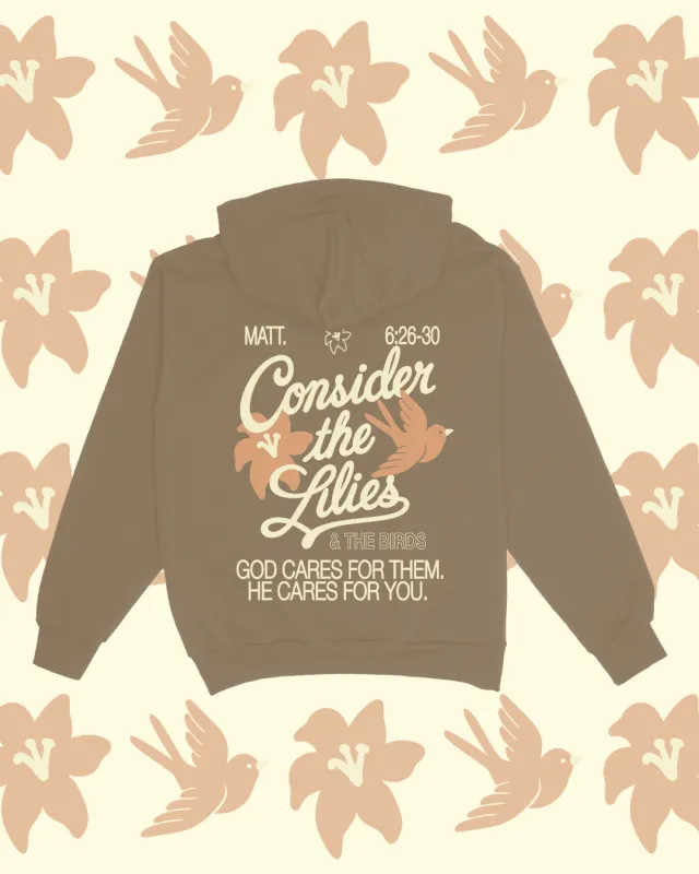 NEW || "Consider The Lilies" Hoodie sold by Jesus Loves You
