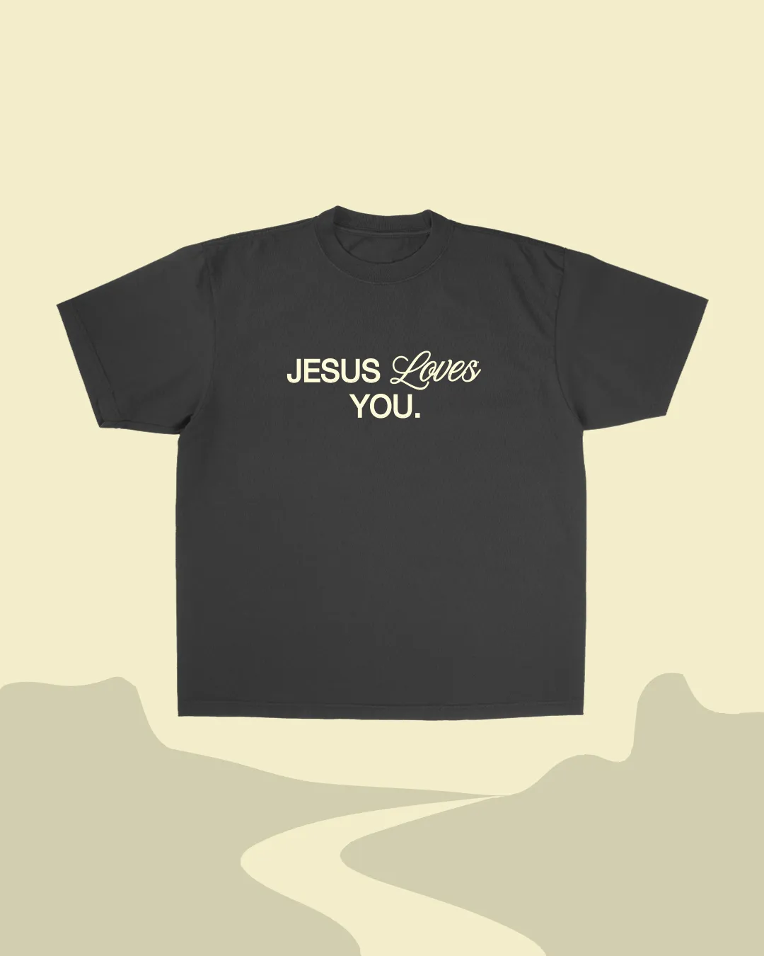 "Through Hills And Valleys" Tee sold by Jesus Loves You product image thumbnail 2