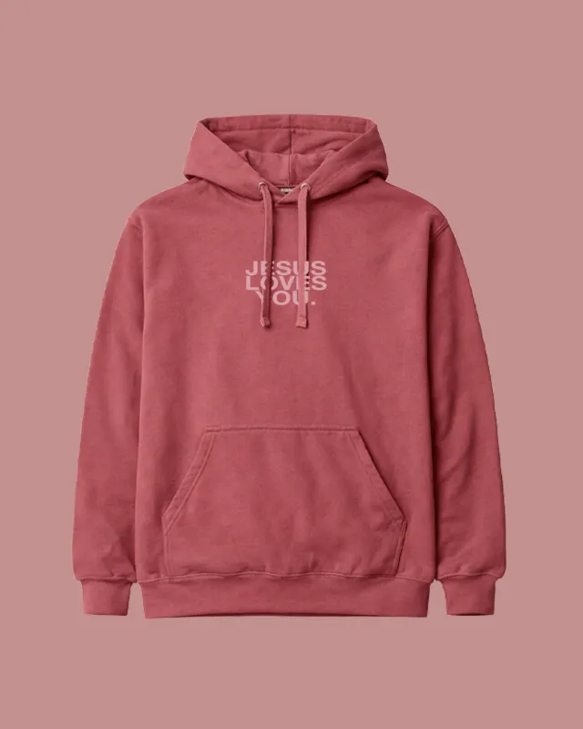 Comfort Colors Logo Hoodie || Brick {Pre-Order} made by Jesus Loves You