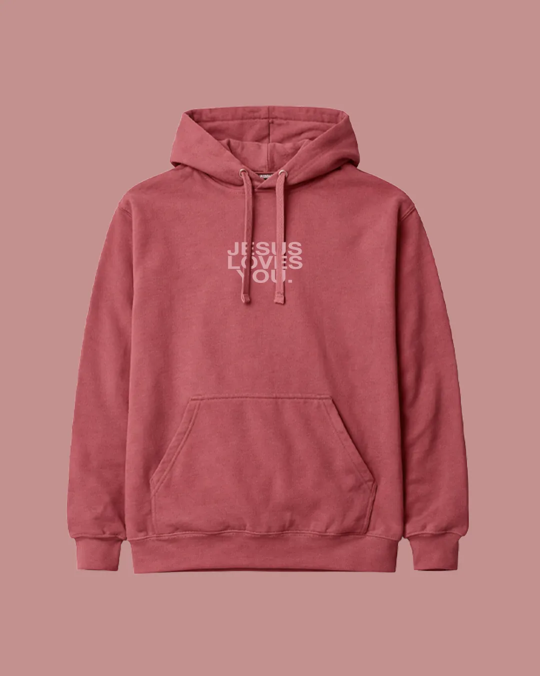 Comfort Colors Logo Hoodie || Brick {Pre-Order} sold by Jesus Loves You