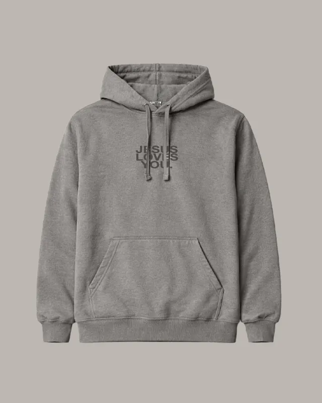 Comfort Colors Logo Hoodie || Stone {Pre-Order} sold by Jesus Loves You