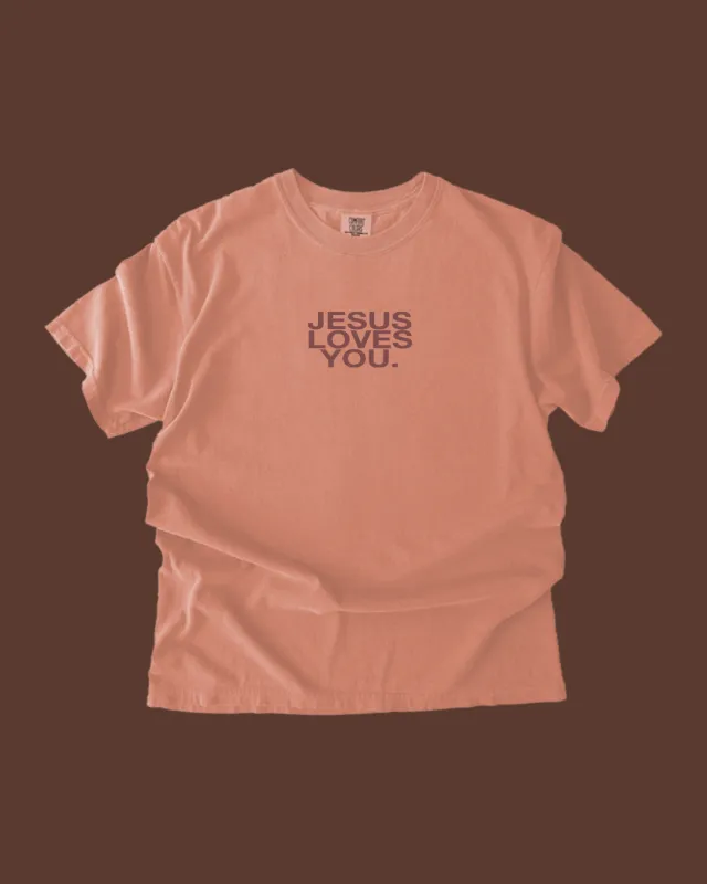 Comfort Colors Logo Tee || Canyon {Pre-Order} sold by Jesus Loves You