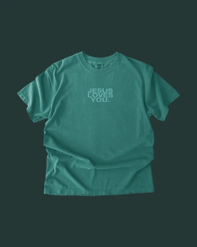 Comfort Colors Logo Tee || Pacific Harbor {Ready To Ship} made by Jesus Loves You