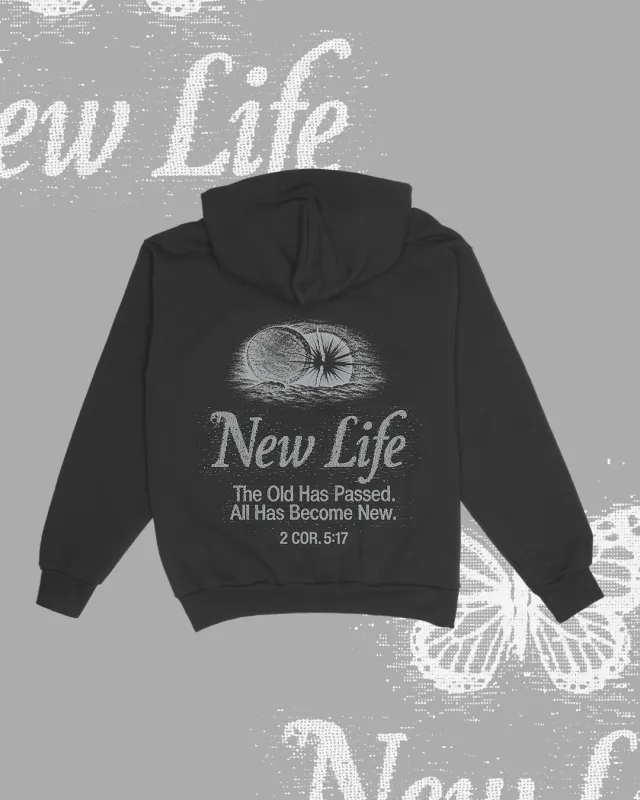 "New Life" Hoodie sold by Jesus Loves You