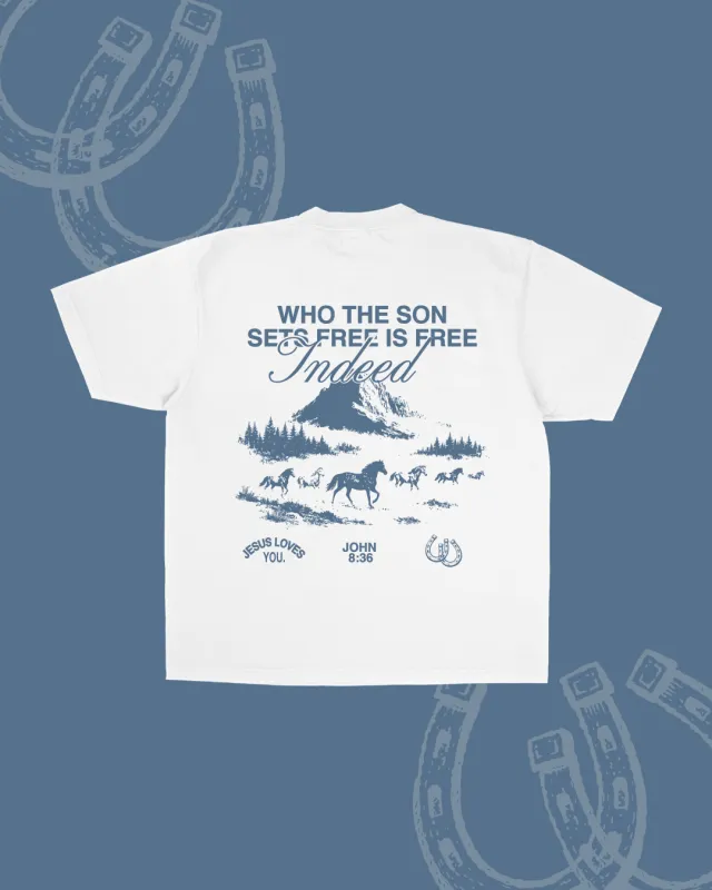 "Free Indeed" Tee made by Jesus Loves You