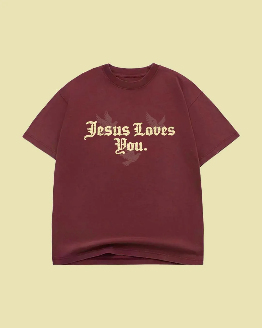 LMTD || "Holy Ghost" 9.5 Oz. Max Heavyweight Tee sold by Jesus Loves You product image thumbnail 4