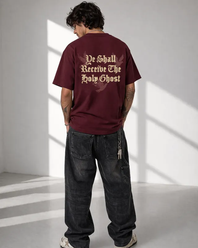 LMTD || "Holy Ghost" 9.5 Oz. Max Heavyweight Tee made by Jesus Loves You