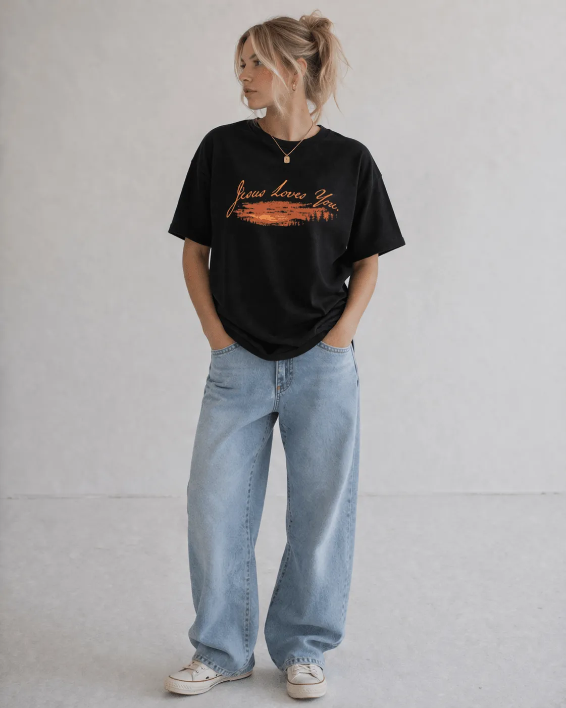 "God Breathed" Tee sold by Jesus Loves You product image thumbnail 2