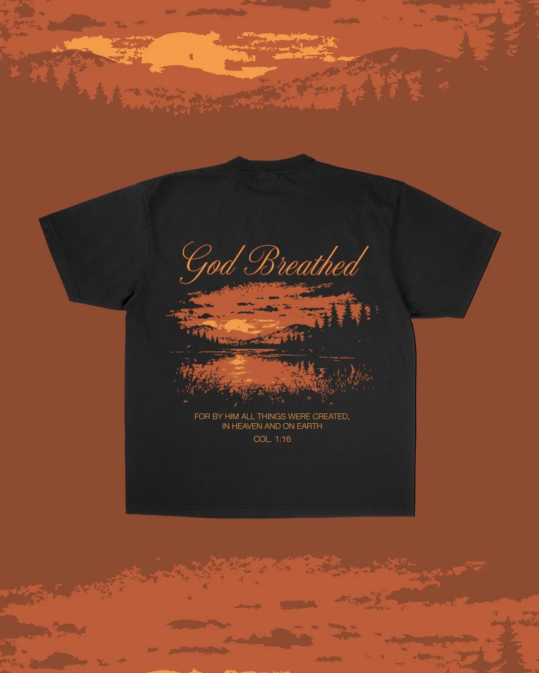 "God Breathed" Tee sold by Jesus Loves You product image thumbnail 3